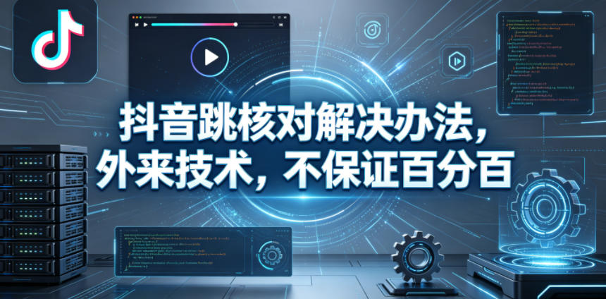 抖音跳核对解决办法，外来技术，不保证百分百