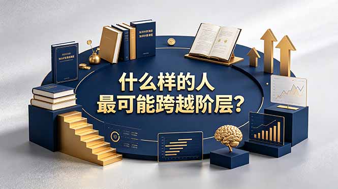 （19014期）付费文章：什么样的人最可能跨越阶层？具备这五种特质，普通人也能顺利跨越阶层