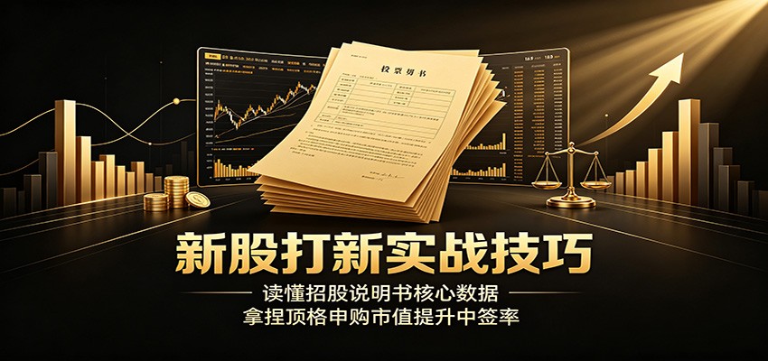 新股打新实战技巧：读懂招股说明书核心数据，拿捏顶格申购市值提升中签率