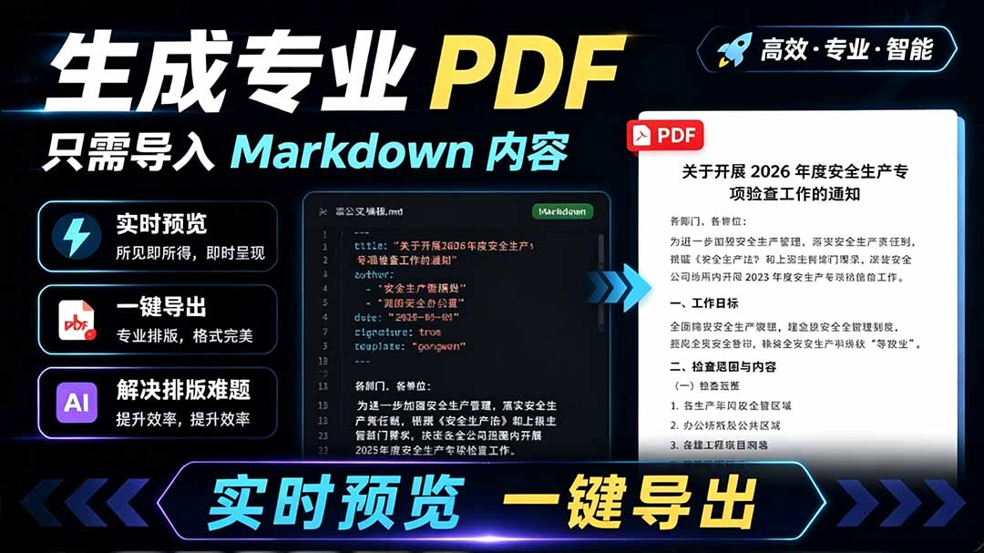 （19224期）只需导入 Markdown 内容，实时预览一键导出专业 PDF！轻松解决AI生成内容排版问题 Presto
